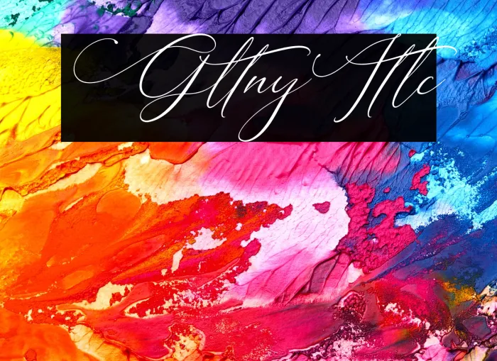 Galteniya Italic Example 3
