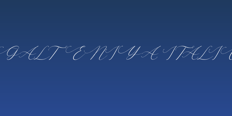 Galteniya Italic Social Header
