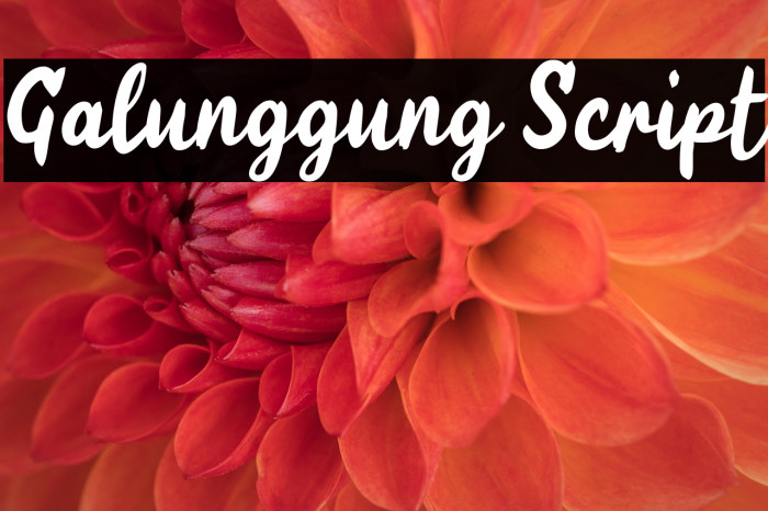 Galunggung Script Example 1