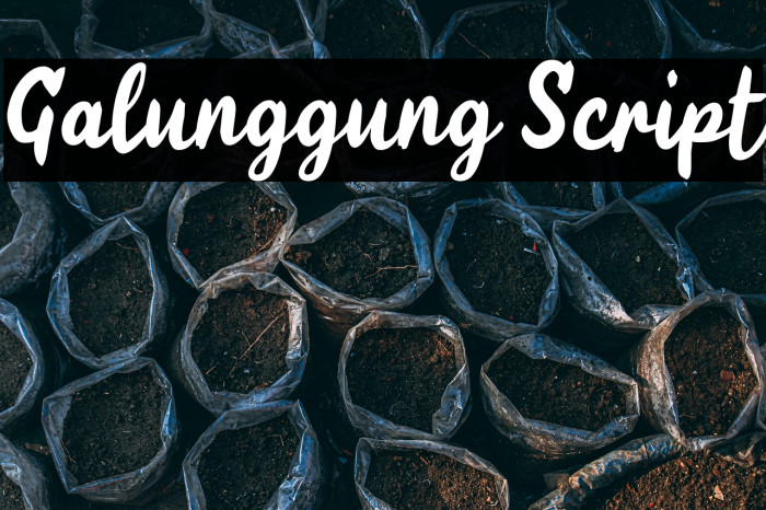 Galunggung Script Example 3