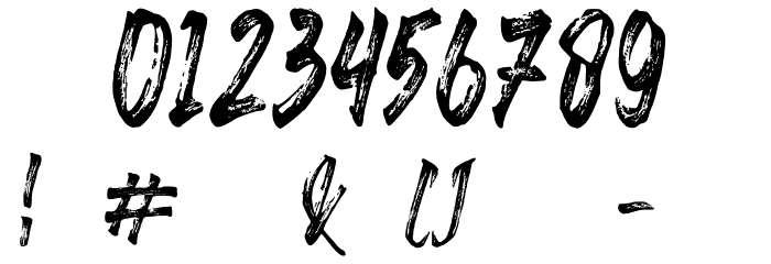 Galvanis Regular Font OTHER CHARS