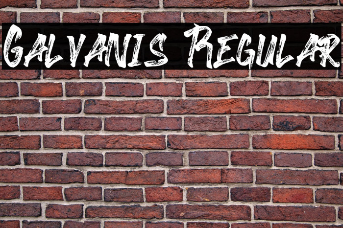 Galvanis Regular Example 3