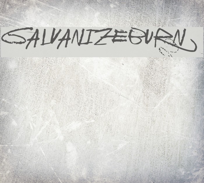 GalvanizeBurn Example 1