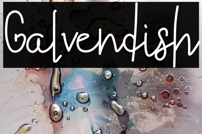 Galvendish Example 1