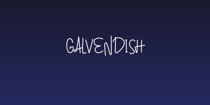 Galvendish Social Header