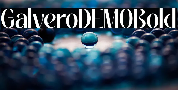 Galvero DEMO Bold Example 3