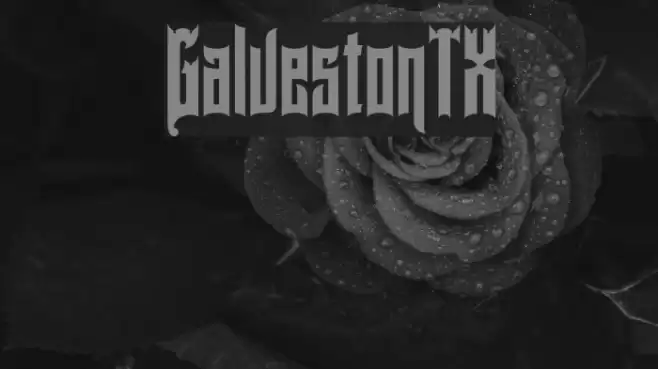 GalvestonTX Font examples