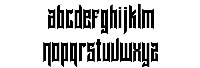 GalvestonTX Font LOWERCASE