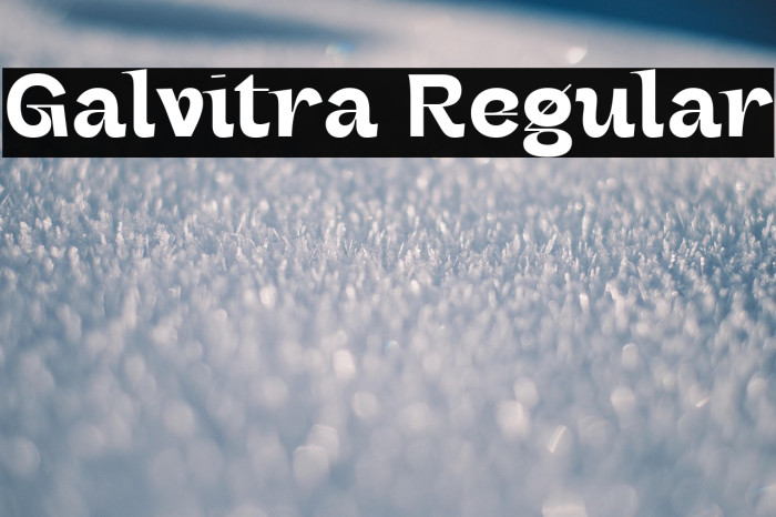 Galvitra Regular Example 3