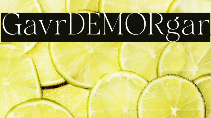Galvore DEMO Regular Example 3