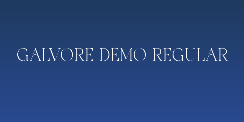 Galvore DEMO Regular Social Header