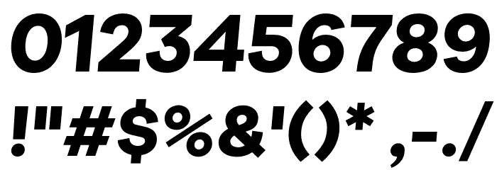 Galyon Bold Italic Font OTHER CHARS