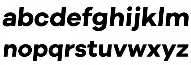 Galyon Bold Italic Caratteri MINUSCOLO