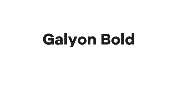 Galyon Bold Logo