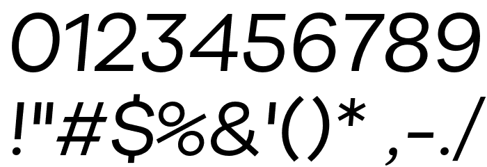 Galyon Book Italic Polices AUTRES CHARS