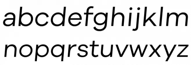 Galyon Book Italic Polices MINUSCULES