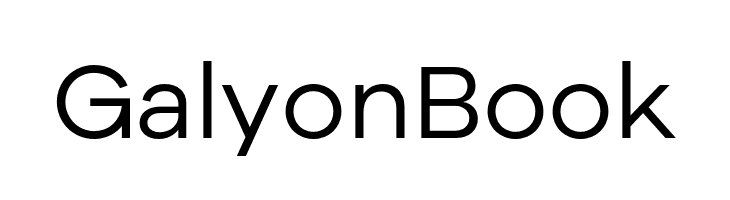 Galyon Book Schriftart