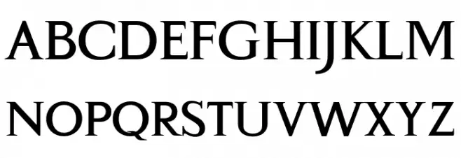 Gama-Serif Bold Шрифта ВЕРХНИЙ
