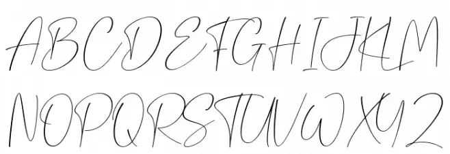 Gamaleon Font Litere mari