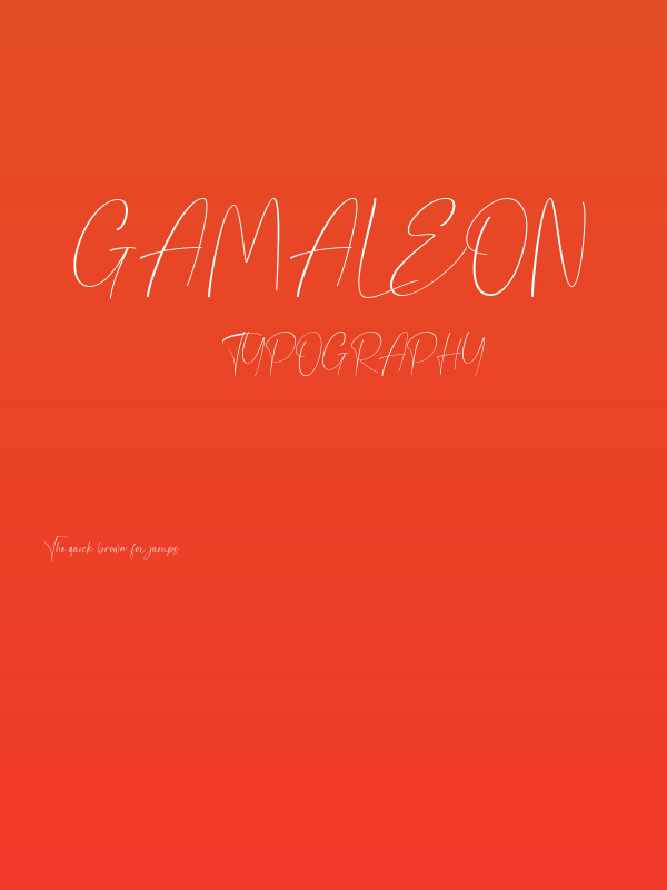 Gamaleon Poster