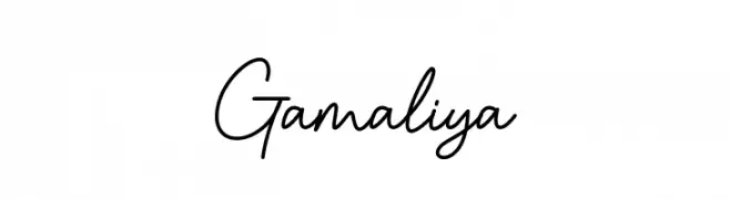 Gamaliya  font caratteri gratis