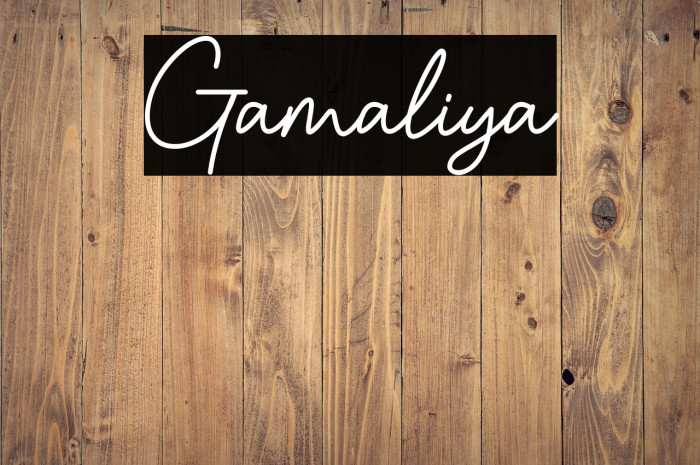 Gamaliya Example 1
