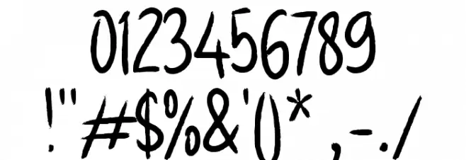 Gambir Font OTHER CHARS