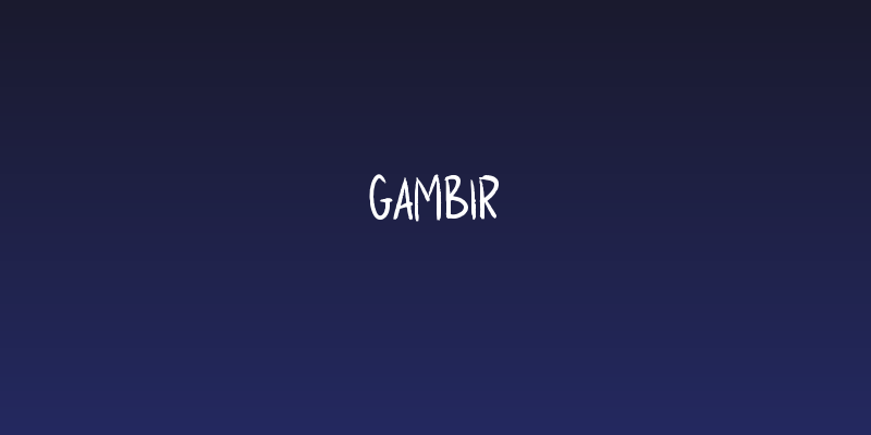 Gambir Social Header