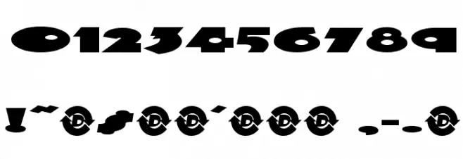 Gamble フォント その他の文字