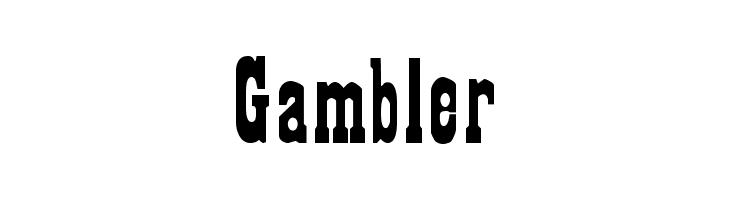 Gambler Font