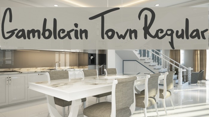 GamblerinTown-Regular Example 1