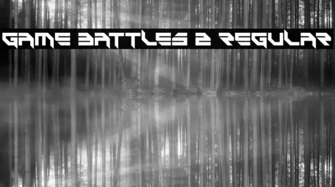 Game Battles 2 Regular フォント examples