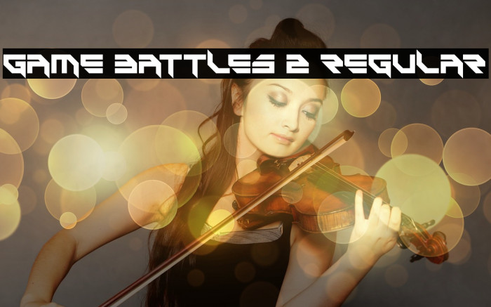 Game Battles 2 Regular Font examples