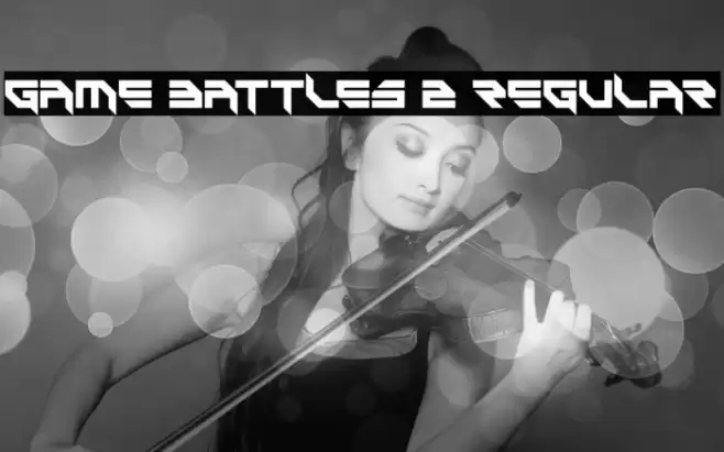 Game Battles 2 Regular フォント examples