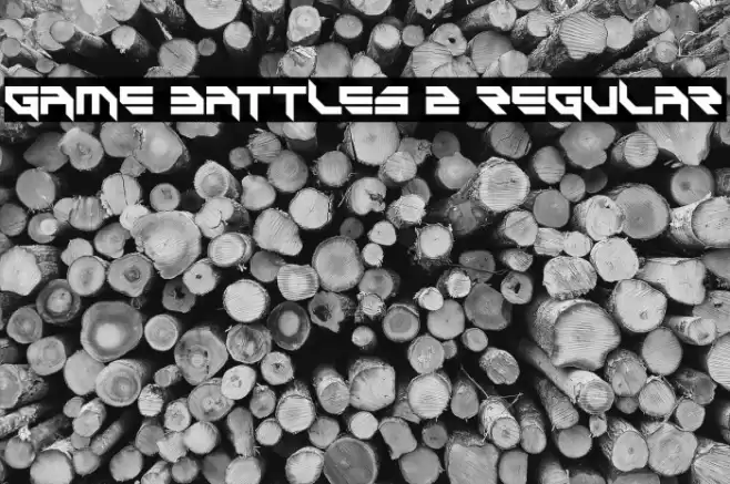 Game Battles 2 Regular フォント examples