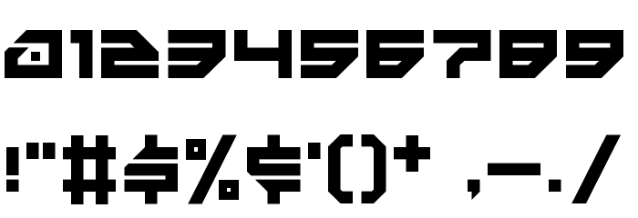 Game Battles Regular Font OTHER CHARS
