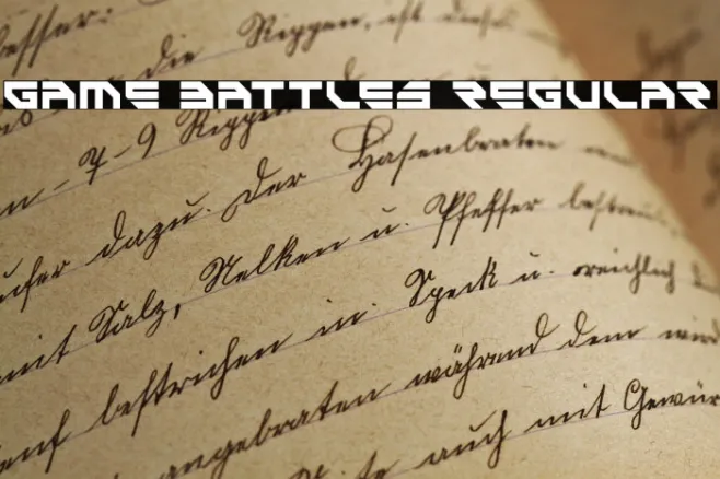 Game Battles Regular Example 1