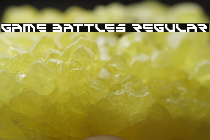 Game Battles Regular Example 2