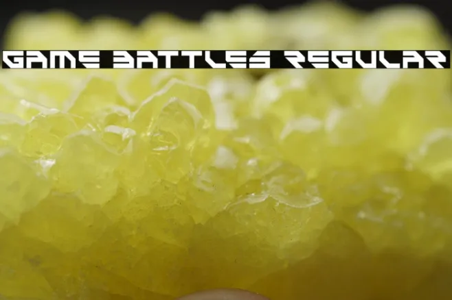 Game Battles Regular Example 2