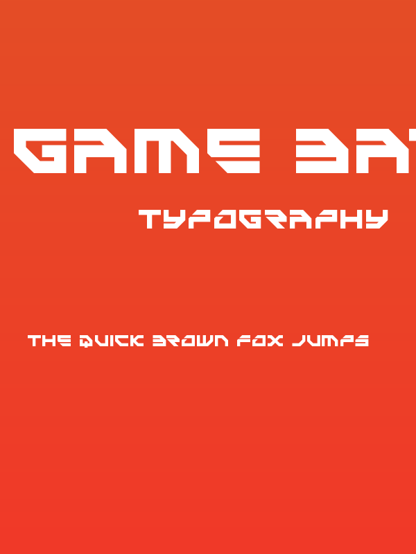 Game Battles Regular Poster