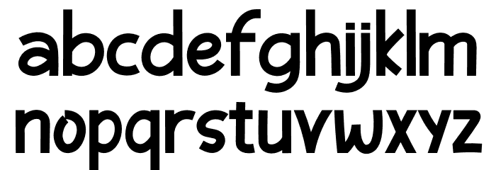 Game Bost Font LOWERCASE