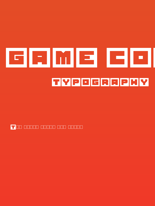 Game Commands Poster