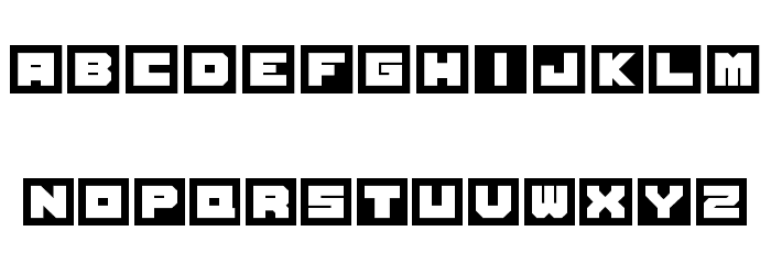 Game Commands Font LOWERCASE