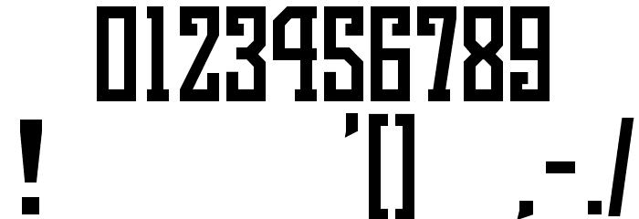 Game Continue 02 Font OTHER CHARS