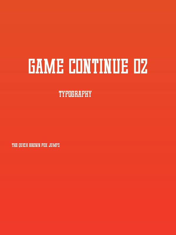 Game Continue 02 Poster