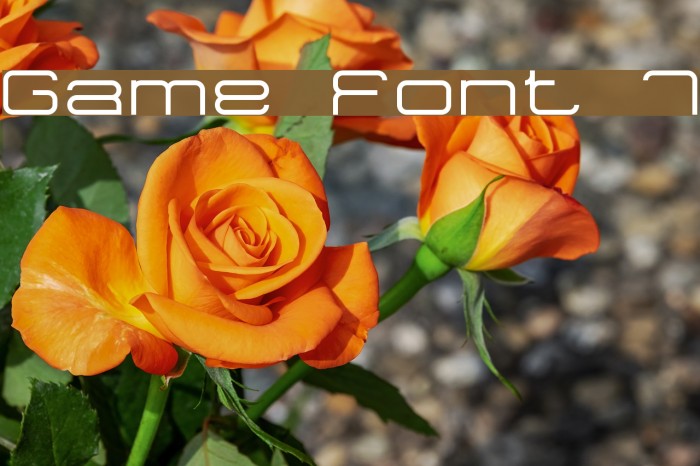 Game Font 7 Example 1