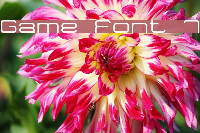 Game Font 7 Example 3