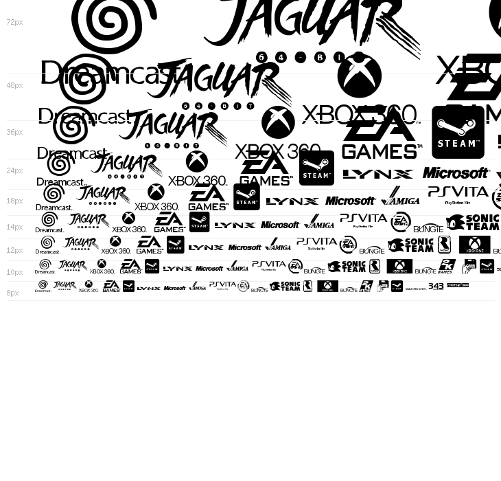 Game Logos Waterfall