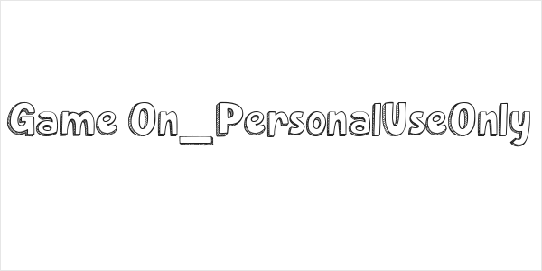 Game On_PersonalUseOnly Logo