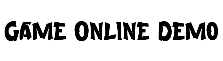 Game Online Demo  免费字体下载